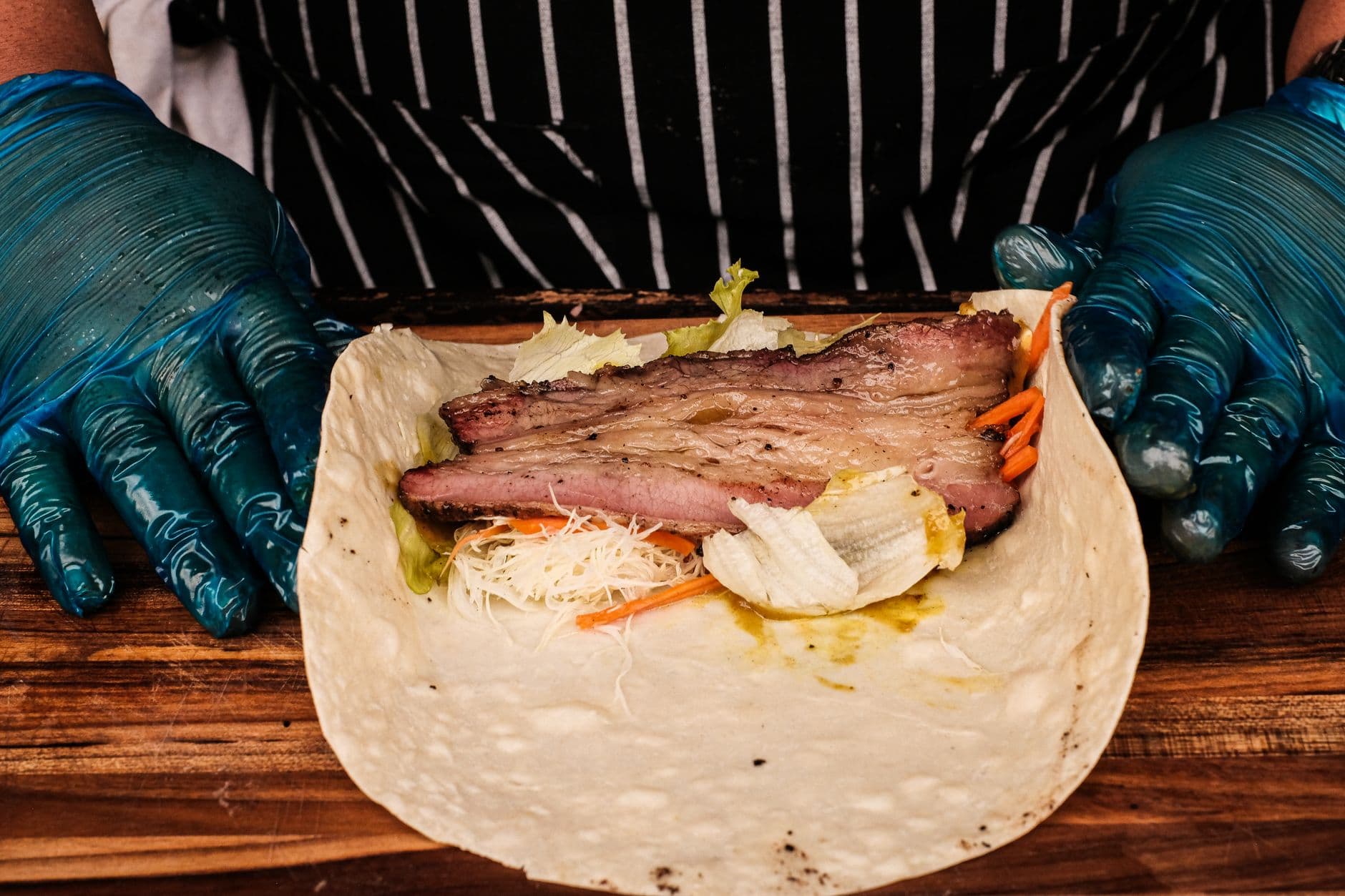 BBQ Brisket Tostada