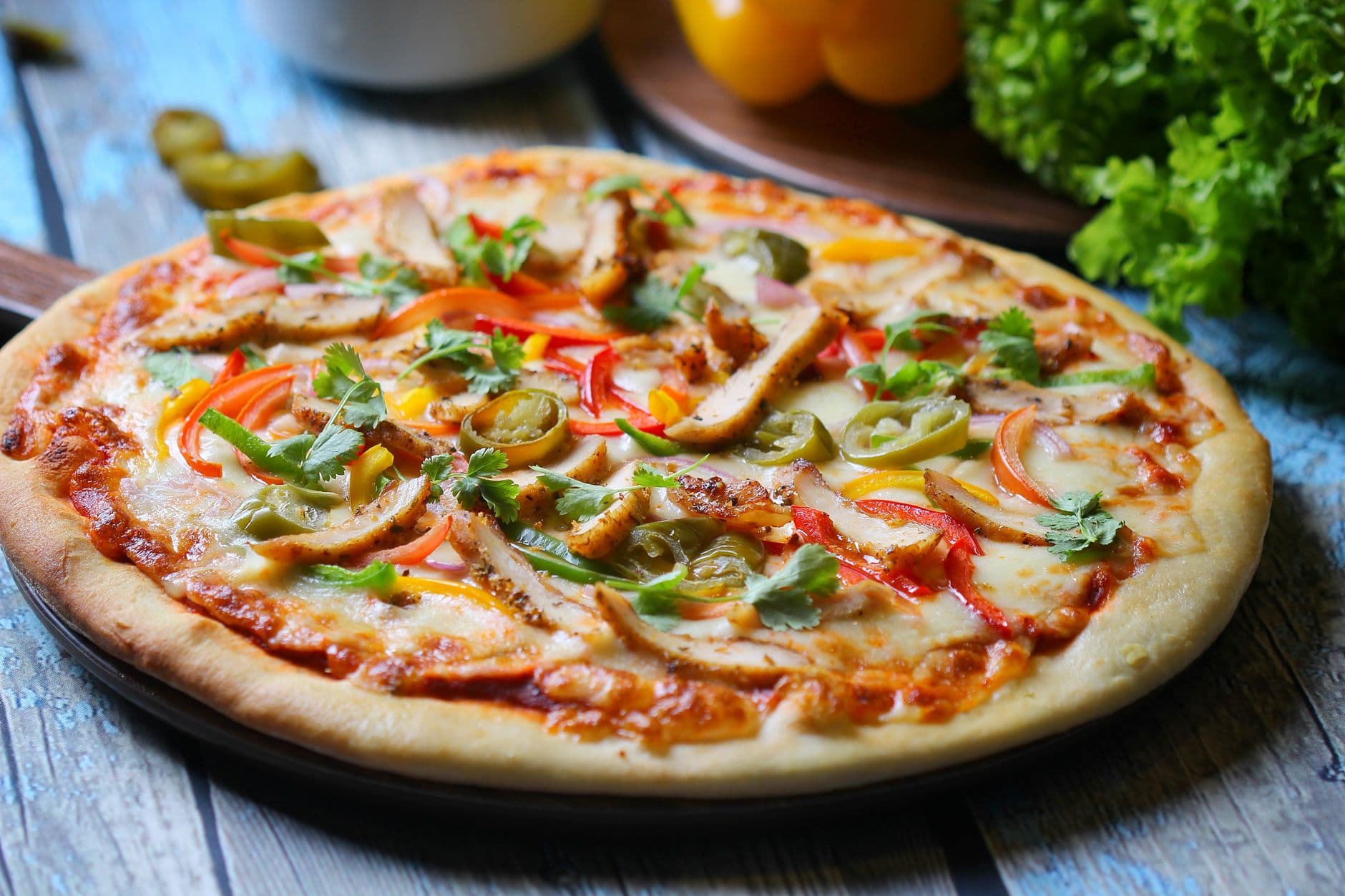 Chilli Chicken Pizza